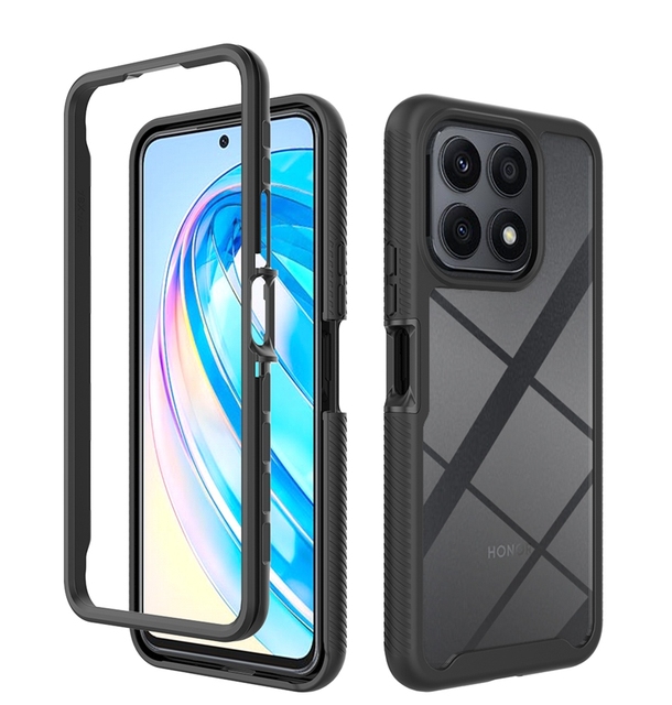 Heavy Duty Protection Shockproof Defender Rugged Acrylic Bumper Phone Case for Huawei Honor X8A Case