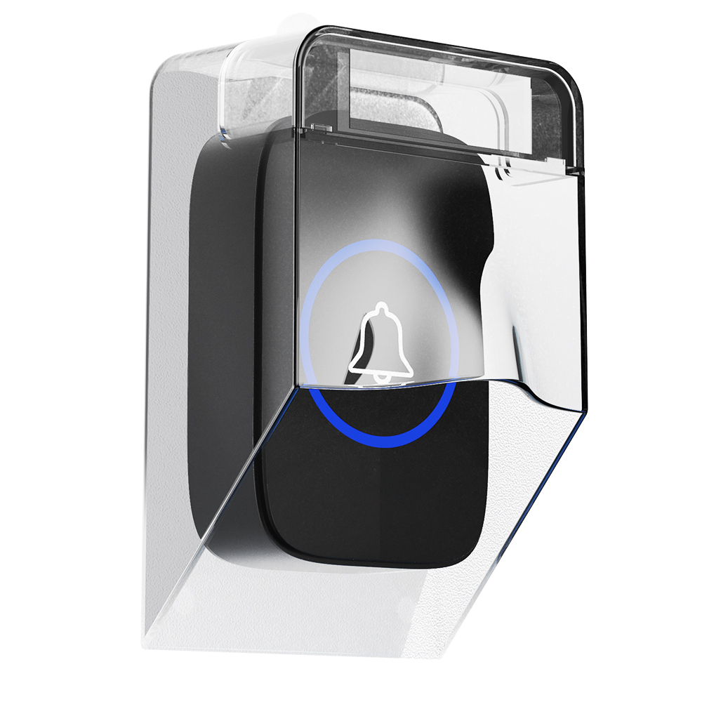 SMATRUL-Waterproof Cover Wireless Doorbell, Smart Door Bell, Ring Chime Button, Transmitter Launchers, heavy Rain и Snow для CACAZI