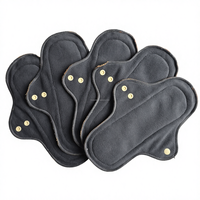 Soldes Déstockage US$0.5 Vente en gros Serviettes hygiéniques lavables en microfibre super absorbante en tissu Minky imperméable réutilisable