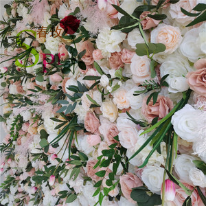 SPR Flores Artificiais <span class=keywords><strong>ristorante</strong></span> e cerimonia di nozze eventi tessuto <span class=keywords><strong>rosa</strong></span> <span class=keywords><strong>rossa</strong></span> artificiale decorativo 5d pannello murale - Product Image 5