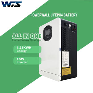 الكل في واحد نظام صغير 1.28kwh 2.5kwh 5kwh 10kwh بطارية ليثيوم شمسية 1kw 3kw 5kw العاكس مع بطارية مدمجة - Product Image 1