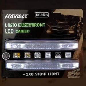 หลอดไฟ LED หน้ารถ2X8 12V อุปกรณ์ให้แสงสว่างอัตโนมัติ - Product Image 2