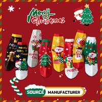 Chaussettes de Noël pour enfants, douces, chaudes, mignonnes, de haute qualité, pour les fêtes