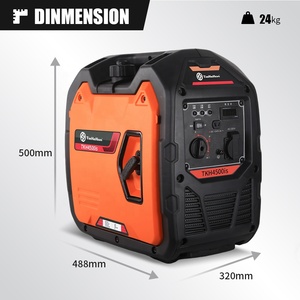 เครื่องกำเนิดไฟฟ้าเบนซินแบบพกพา 3.5KW 4KW เงียบ สำหรับใช้ในบ้านและตั้งแคมป์ รุ่น M1 AC TKH4500is ขายดี เครื่องกำเนิดไฟฟ้าเบนซินแบบพกพา 3.5KW 4KW ขายดี - Product Image 4