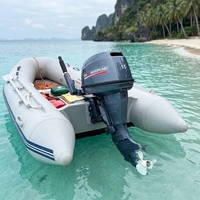 Sistem Pengapian CDI OEM Short Shaft, Kontrol Kemudi, Sistem Pendingin Air, Motor Tempel 15HP 4 Tak untuk Perahu Nelayan