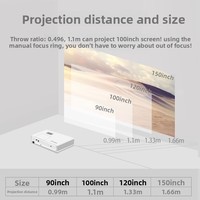 Projecteur portable Optoma ZU500UST 1080P 5000 Lumens Laser Android 11 à ultra courte focale pour les entreprises et l'éducation