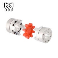 Aluminium Flexible Joint Coupling 10mm Bore Diameter for Rotex Shaft for Printing Shops OEM Customization