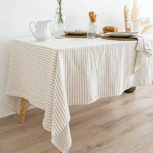 60x102 "60x126" Eco-friendly 100% linho toalhas de mesa retangular toalha de mesa para banquete