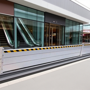 Barreras de protección antiinundación extraíbles, sistema de defensa contra inundaciones de aluminio para puertas de garaje subterráneas, barreras de protección contra inundaciones - Product Image 6