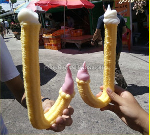 Commercial Corn Snack Processing <strong>Ice</strong> Cream Hollow Tube Extruding <strong>Machine</strong> Corn Maize Puffing <strong>Machine</strong>