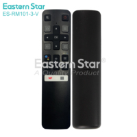 Télécommande ES-RM101-3-V Prix Usine pour Nouveau Google Chromecast 4K TV Google Voice Décodeur Smart TV G9N9N Voice BT IR