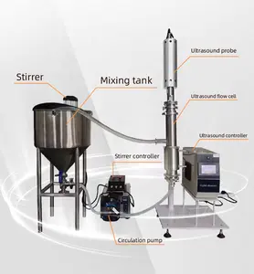 Homogénéisateur à ultrasons, extracteur de nanoémulsion chimique, équipement d'extraction d'huile essentielle à ultrasons
