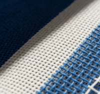 Sabuk Jaring Konveyor Polyester/Polypropylene Tenun Berkekuatan Tinggi dan Tahan Aus 1v1 untuk Filter Press Cair