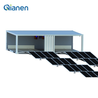 Système de conteneur d'énergie solaire portable QIANEN 200KW, système solaire hybride OEM, onduleur MPPT, batterie lithium-ion, CE TUV pour