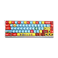 Clavier de jeu magnétique personnalisé à 68 touches, 8 kHz, 0,001 RT, déclenchement rapide, faible latence, pour le jeu et l'e-sport, marque/équipe