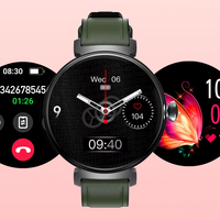 Reloj Inteligente Domino Watch DM70 de Lujo para Mujer con Pantalla Táctil AMOLED, IP68, Grabadora de Voz, Monitor de Actividad Física, Llamadas Bluetooth