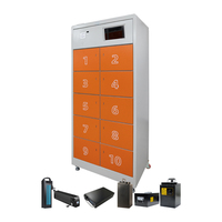 Conception de suppression d'incendie par aérosol à 5 baies pour armoire de permutation de batteries en extérieur, permutation de batteries de vélo électrique, charge RS 485