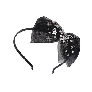 Diademas de Moda con Lazo de Lentejuelas Brillantes y Malla Plástica, con Nudo, para Niñas, Accesorios para el Cabello, Talla Única - Product Image 2