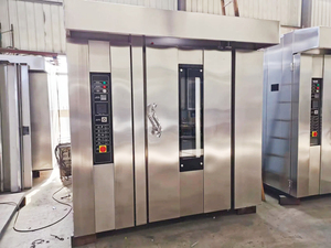 EU 32 Trays Trolley Rotary Rack Oven Gas Heating Commercial Bakery Equipment for Bread Cake Baking - Product Image 2