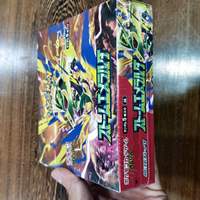 Set Hadiah Permainan Kartu Koleksi Pokemon Edisi Jepang Asli M6 Emerald Storm, Paket Booster Kartu Koleksi TCG, Kotak Segel