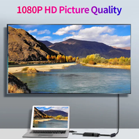 Adaptador Mindpure DP a HDMI VGA DVI, Convertidor DisplayPort Macho a HDMI 4K VGA 1080P DVI Hembra para Tarjeta Gráfica de Computadora de Escritorio y Portátil
