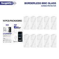 Protection d'écran en verre trempé sans bordure 500c HD pour iPhone 18 Pro Max, compatible avec iPhone 17, 16, 15, 14