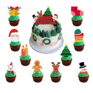 Ensemble de décorations de Noël et d'anniversaire, accessoires de photomaton de Noël, ballons en latex rouge et vert Père Noël, fournitures de fête du Nouvel An - Product Image 4
