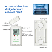 Registrador de Temperatura Atlas Pro-IUT para Hielo Seco, Registrador de Datos USB para Cámaras Frigoríficas, Cadena de Frío Ultrafría y Congeladores