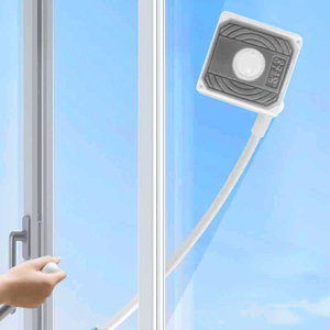 Chuyên nghiệp bên ngoài cửa sổ kính công cụ làm sạch 3 trong 1 Kính thiên văn cửa sổ giống cây chổi Cleaner với dài xử lý - Product Image 1