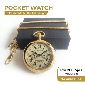 Reloj de Bolsillo Vintage al por Mayor, de Lujo, Estilo Antiguo, con Esfera Abierta, de Latón y Bronce, Mecánico, de Cuerda Manual, para Hombre - Product Image 3
