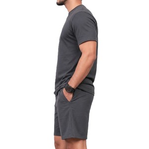 Ensembles de t-shirts et shorts pour hommes respirants avec logo personnalisé, vente en gros, vêtements d'été personnalisés, ensembles courts pour hommes de haute qualité, toutes tailles - Product Image 4