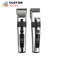 Tondeuse à cheveux sans fil lavable Pritech Ipx7, multi-vitesses, rechargeable, tondeuse professionnelle pour hommes avec batterie de 1500 mAh