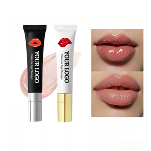 Gloss à lèvres liquide transparent hydratant longue durée végétalien 15ML Hydratant repulpant Vitamine E Minéral Gloss à lèvres personnalisé - Product Image 1