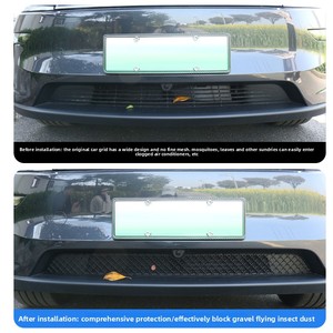Nueva versión modelo Y cubierta protectora de modificación de tanque de agua de red de insectos de coche para 25 accesorios exteriores de entrada de aire Tesla - Product Image 2