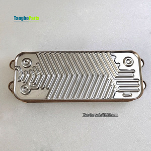 Accesorios para hornos de calderas, <span class=keywords><strong>intercambiador</strong></span> de calor secundario, <span class=keywords><strong>intercambiador</strong></span> de calor de placas de 20 placas para reemplazo de calderas de Gas <span class=keywords><strong>Vaillant</strong></span> - Product Image 3
