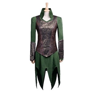 Costume ou perruque vert de cosplay de princesse elfe <span class=keywords><strong>Tauriel</strong></span> pour fête de carnaval de mascarade d'Halloween RMOV-007 - Product Image 5