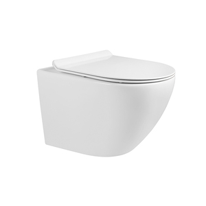 Designs de salles de bain : WC <span class=keywords><strong>suspendu</strong></span> mural en céramique moderne avec chasse d'eau, <span class=keywords><strong>bidet</strong></span> intégré - Product Image 2