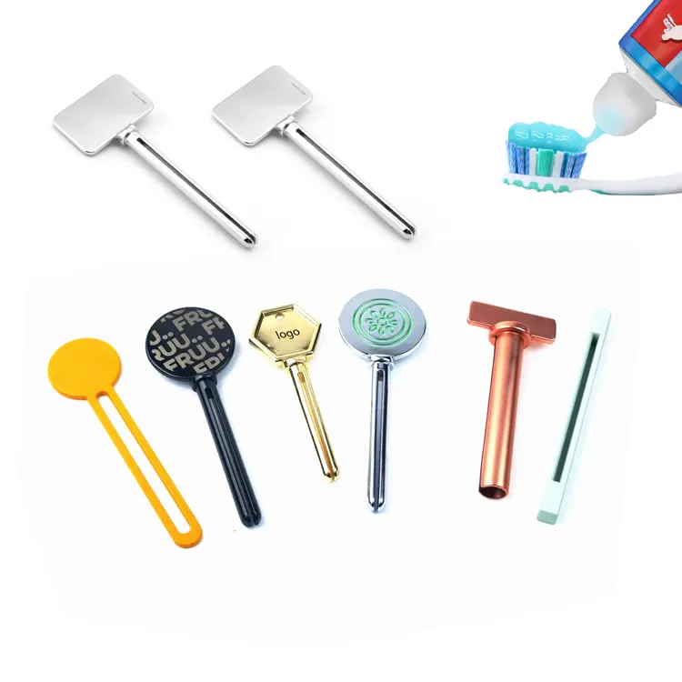 Factory Custom Logo Metal Magic Key Tooth Paste Tube Squeezer Tooth Paste Tube Squeezer Toothpaste Squeezer