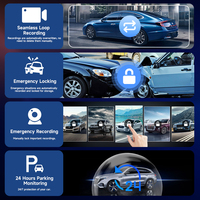 Caméra embarquée Carplay 10,26 pouces 4k Wifi Gps Caméra embarquée 4k Double objectif Avant et arrière Double caméra Wifi Gps Caméra embarquée Carplay 4k