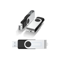 Memoria USB 2.0 Giratoria de Alta Velocidad, 512MB, 1GB, 2GB, 4GB, 8GB, Personalizable, Venta al Por Mayor