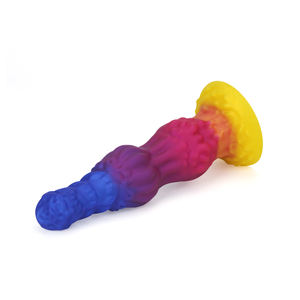 Consolador de monstruo de 9 pulgadas, caballo de fantasía, consolador Anal grueso enorme con <span class=keywords><strong>2</strong></span> nudos grandes, consolador con nudo de perro con ventosa, juguetes anales para hombres - Product Image 2