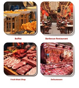 Tranches de viande fraîche, bœuf, agneau, porc, tranches de viande cuite, bacon, oreilles de porc, foie de porc, foie de mouton, tranches de tripes - Product Image 5