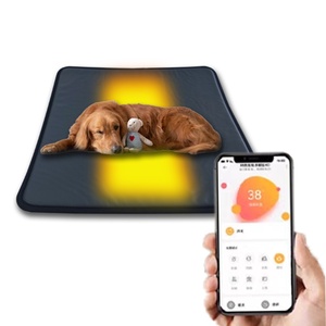 WiFi Bluetooth Controlled Heated Leather Pet Heating <b>Pad</b> Anti-Scratch & Anti-Bite Portable Lumbar Pillow & Seat <b>Cushion</b> - Product Image 1