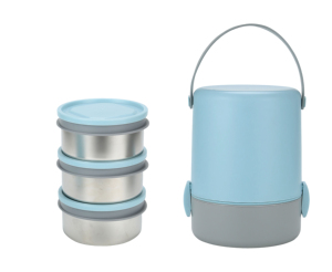 Mới đến cấp thực phẩm thép không gỉ cách điện rò rỉ bằng chứng <span class=keywords><strong>Stackable</strong></span> BPA free dung lượng lớn thực phẩm lưu trữ <span class=keywords><strong>container</strong></span> - Product Image 1