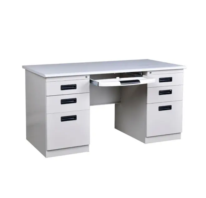 Made in China commercial steel furniture metal office computer desk