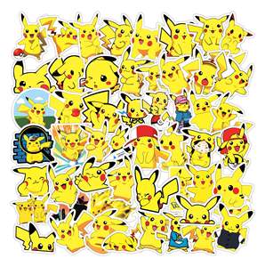 Pegatinas Adhesivas de PVC Ecológicas, Color Rosa, Estilo Bailarina, Graffiti, Guitarra, Cuaderno, Equipaje, Decoración para el Hogar, Resistentes al Agua - Product Image 3