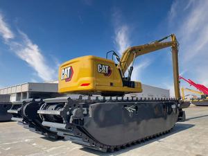 Excavadora Anfibia Usada CAT320 de 20 Toneladas, Excavadora de Agua con Caja de Cambios, Rodamiento de Engranajes - Componentes Principales: Motor, Bomba - Product Image 5