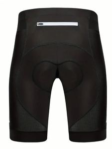 Shorts de cyclisme respirants en maille pour hommes avec rembourrage, taille élastique mi-haute, décontractés, extensibles, pour l'été, le vélo, le <span class=keywords><strong>VTT</strong></span>, dropshipping - Product Image 5