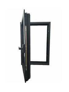 Chất lượng cao đôi kính Cửa Sổ Khung nhôm kích thước tiêu chuẩn bị phá vỡ cầu cửa sổ nhôm - Product Image 3