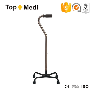 Seguridad sci humanistic design bow portable large Base Ceca Walker walk Quad cane for persons over age - Product Image 3